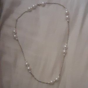 Necklace artificial pearls